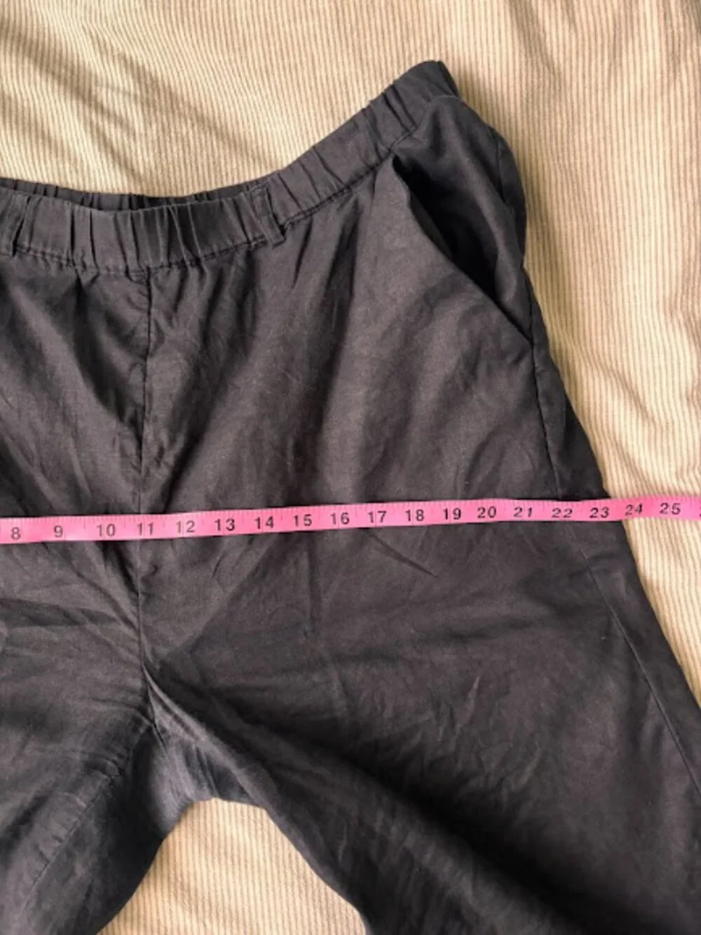 Quince 100% European Linen Pants Black